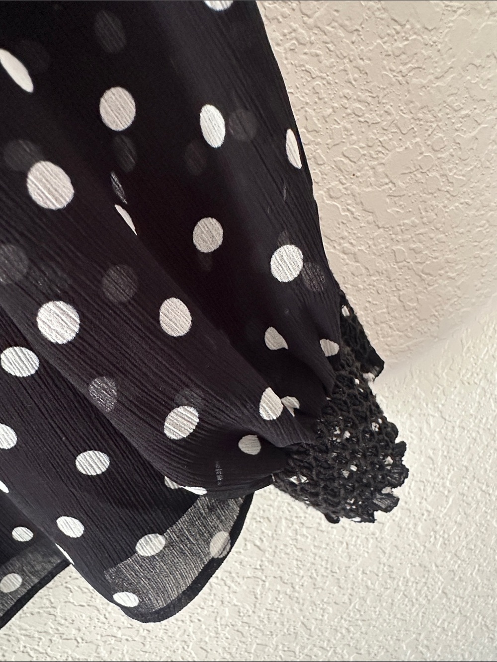 J. Crew Black and White Polka Dot - Picture 3 of 7